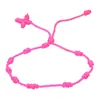 Pulsera de Amistad Popular Cruzada Cuerda de Mano de Amistad Padre-Hijo Hombres Mujeres Jóvenes Año del Zodiaco Cuerda Roja Adorno de Mano de Cruz