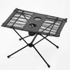 Mesa Enrollable para Camping al Aire Libre de Aleación de Aluminio Mesa y Sillas Plegables Mesa de Comedor Portátil para Barbacoa Picnic Fiesta Fabricante Directo Venta al por Mayor