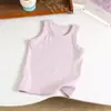 Chaleco de Algodón Puro para Niños, Pijama para Niños, Ropa Interior de Verano para Bebés Niñas, Top sin Mangas para Niños Mayores