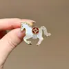 Lindo Broche de Little Pony para Mujer, Diseño de Moda de Lujo Ligero, Broche Zodiaco Exquisito de Gama Alta de Nicho