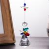Nuevo Colgante de Bola de Diamante Ángel de Cristal Cuentas Octogonales Coloridas DIY Adornos Colgantes Cortina de Cuentas para Boda Decoración de Boda