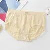 [Embalaje independiente] Ropa interior japonesa de burbujas transpirable y cómoda sexy encaje algodón entrepierna damas calzones de cintura