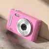 Cámara CCD Campus Cámara Digital de Alta Definición Doble Lente Cámara de Tarjeta Retro para Fotografía de Viajes y Grabación de Video