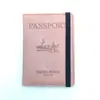 Funda de Pasaporte de Cuero de Alta Gama para Uso en el Extranjero, Funda de Pasaporte Antirrobo, Funda de Documentos Multicapa Multifuncional