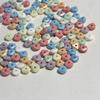 Espaciador de onda de piedra arcoíris de aproximadamente 6,5 mm, cuentas sueltas, espaciador de texto DIY, cuentas de Buda, accesorios de joyería, pulsera de cadena para teléfono móvil