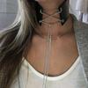 Collares de Comercio Exterior para Hombres y Mujeres, Collares de Moda para Fiesta, Collares para Clavícula, Cadenas para el Cuello para Fotografía Diaria, Joyas Versátiles para el Cuello, Correas para el Cuello
