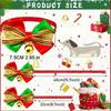 Terno de Venda Quente Transfronteiriça Novo Terno de Chapéu de Natal para Animais de Estimação Laços Borboleta Combinando para Cães e Gatos Chapéu de Lã de um Lado