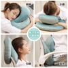 Almohada para la siesta infantil para estudiantes transfronterizos, Almohada para dormir de seda de hielo para estudiantes de primaria, Almohada para abrazar, Almohada para la siesta de oficina, Ayuda para dormir para acostarse