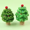 Adorno de Árbol de Navidad de Lana Tejido a Crochet Hecho a Mano de la Fábrica de Origen, Regalo Creativo, Nuevo Modelo Transfronterizo