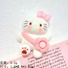 Accesorios para Mochilas, Muñecas de Tres Piezas, Pasadores para el Cabello DIY, Gomas para el Cabello, Animales de Dibujos Animados de Resina, Pegamento de Crema, Kit de Materiales para Refrigerador