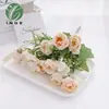 Ramo Artificial de Rosas Diamante de Primavera, Flores Decorativas para Muebles y Vestíbulos de Hotel, Accesorios de Fotografía Accesorios de Flor de Rosa