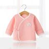 Recém-nascido crianças meia-volta roupas recém-nascido bebê roupas de outono single-piece top bebê monge roupas puro algodão primavera e outono e verão desossado