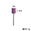 Roda de Afiar com Haste de 2,35mm, Cabeça de Afiar Pontiaguda Redonda Plana para Polimento, Cabeça de Afiar Elétrica, Acessórios de Cabeça de Afiar Polidora para Metal Cerâmica