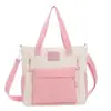 Bolso Coreano de Bloques de Color de un Solo Hombro para Niños y Niñas, Elegante Bolso Grande de Gran Capacidad para Estudiantes de Primaria, Bolso Trendy para Padres e Hijos 2026