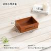 Compartimento Grande Bandeja Rectangular de Madera para Almacenamiento de Escritorio Organizador de Varios Caja Decorativa de Madera Retro Juego de Cinco Piezas