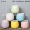 Série de Macarons Personalizados Transfronteiriços Vasos de Flores Suculentas Cerâmicos Vasos de Flores para Cactos Vasos de Flores Coloridos Combinados