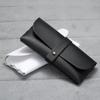 Nuevo bolso suave de cuero, moderno estuche para gafas, con hebilla de aro, caja para gafas de sol de moda, fabricantes de cajas para gafas de sol al por mayor YY