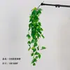 Colgante de Pared de Planta Artificial de 5 Ramas, Pequeño Ramillete de Plantas Verdes de 7 Ramas, Hojas de Potos, Decoración de Pared para Interiores, Plantas Verdes Falsas