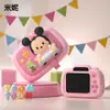 Oso de Fresa Cámara Infantil Princesa Elsa Cámara Dual Foto Video Juguete Niña Pequeña Cámara Bebé Polaroid