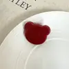 Pinza para el pelo de oso y flor de acetato repujado estilo coreano, pinza lateral de pico de pato de color sólido dulce, pinza para flequillo con patrón de carey