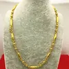 Suministro de Exportación Transfronteriza Joyería para Hombre Aleación Chapada en Oro Collar para Hombre Nuevo Collar de Oro Imitación 18K Fábrica