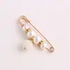 Broche para Prender Roupas, Ajustar Cintura de Saia, Ferramenta para Apertar a Cintura, Decoração de Meia, Fivela Anti-Exposição, Alfinete de Pérola para Apertar a Cintura