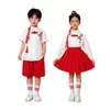 Trajes de Performance Coral para o Dia das Crianças Estilo Chinês Trajes de Performance para Reunião Esportiva de Meninos e Meninas Recitação de Poesia Estilo Chinês
