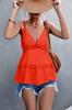 2026 Amazon Más Vendido Sexy y Elegante Dulce Top Camisola de Cuello en V con un Toque Sutil