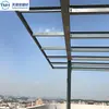 Fábrica de Foshan estrutura de aço chapa de ferro construção pode ser processado toldo personalizado resistente à pressão durável galpão de aço colorido processamento de canal