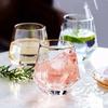 Taza de Vidrio de Moda Ins Taza Hexagonal Taza de Diamante Taza Hexagonal Taza para Bebidas Taza Colorida Taza de Whisky Taza Colorida