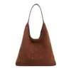 Bolsa de Ombro Grande de Veludo Fosco Feminina Moda Versátil Bolsa Tote Bolsa Transversal 2026 Nova Tendência Bolsa de Braço