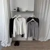 ¡Estilo de seguimiento coreano! Artículos de calidad Thirteen Line Otoño/Invierno 2026 Suéter de Punto Básico Retro Minimalista para Mujer