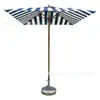 Sombrilla Cuadrada Casual Empujada a Mano para Sol Terraza Abierta Jardín de Villa Patio de Hotel Cafetería Exterior Parasol
