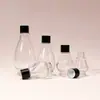 Botella gotero transparente de calabaza única 10ml 20ml 30ml 50ml 100ml Botella dispensadora de loción Botella transparente para aceites esenciales