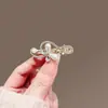 Presilha Musical de Borboleta Doce e Elegante para Cabelo Feminino, Nova Presilha Bico de Pato Exquisita, Grampo Personalizado, Presilha Lateral para Fios Soltos e Franja