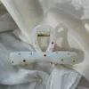 Pinza para el cabello de alta gama con forma de estrella de diamante de colores y lazo para mujer, adecuada para recogidos, volumen de cabello abundante, accesorio para el cabello de pinza de tiburón