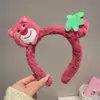 Diadema para Lavar el Cabello de Mujer Linda Nueva Dibujos Animados Headwear Lavar la Cara Aplicar Mascarilla Diadema Antideslizante Felpa Diadema Accesorios para el Cabello