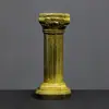 Suministros del Fabricante Portavelas de Cerámica Estilo Europeo Columna Romana, Decoraciones de Atmósfera para Hoteles y Villas, Portavelas, Decoraciones de Columna Romana