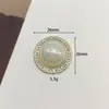 Joias de Liga Metálica com Contas de Diamante Simples Acessórios Coloridos de Mabeí Botão de Fragrância Pequeno Acessórios de Cabelo Material para Headwear