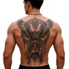 Pegatinas de Tatuaje de Jugo de Hierbas de Cobertura Total Transfronterizas para Hombres y Mujeres, Impermeables, de Larga Duración, No Reflectantes, Semipermanentes, No Extraíbles