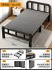 Cama plegable Cama individual Cama para descanso al mediodía Cama simple para el hogar Cama para adultos Alquiler Dormitorio Cama de hierro Oficina Cama doble