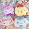 Porta-moedas de Pelúcia Desenho Animado com Design do Pochacco para Meninas, Bolsa de Armazenamento Grande Capacidade para Estudantes para Fones de Ouvido e Batons, Design Color-Block