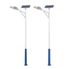 Luz de Calle Solar Exterior 6.5m Nueva Luz de Calle LED de Alta Potencia Ultra Brillante para Zona Rural Kit Completo con Poste