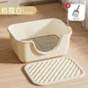 Banheira vaso sanitário para cachorro, vaso sanitário de aço inoxidável para cachorro, caixa de areia anti-cocô para cachorro, suprimentos para animais de estimação, vaso sanitário para cachorro para atacado