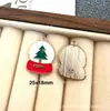 142 Colgantes de Navidad Colgantes de Aleación con Gota de Aceite Accesorios para Joyería DIY Colgante de Papá Noel Muñeco de Nieve Campana