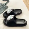 Sandálias de Encaixe Eva Femininas Azuis com Laço Liso, Estilo Novo de Verão, Venda Quente, Macias, Fofas, Leves, Adequadas para Uso em Casa e ao Ar Livre, Chinelos Duráveis e Frescos