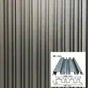 Aleación de Aluminio Tablero Gran Muralla Letrero de Puerta de Publicidad Rejilla Panel de Pared Perfil de Aluminio Tablero Ondulado Especial para Decoración Interior y Exterior