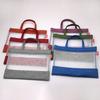 Yi Youmei B4 Horizontal de una Sola Capa Malla de Nylon Tela Oxford Bolso de Mano Bolso para Tutor Estudiante Oficina Bolsa para Almacenamiento de Información