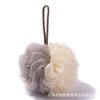 Fabricantes de origen 50g bola de baño de dos colores Flor de baño una gran cantidad de punto grande flor de baño de espuma lisa bola de baño
