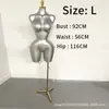 Maniquí de Cuerpo Humano, Modelo Femenino, Soporte de Exhibición para Modelo BBL Tallas Grandes, Modelo Dorado Europeo y Americano, Artículo Popular de Comercio Exterior